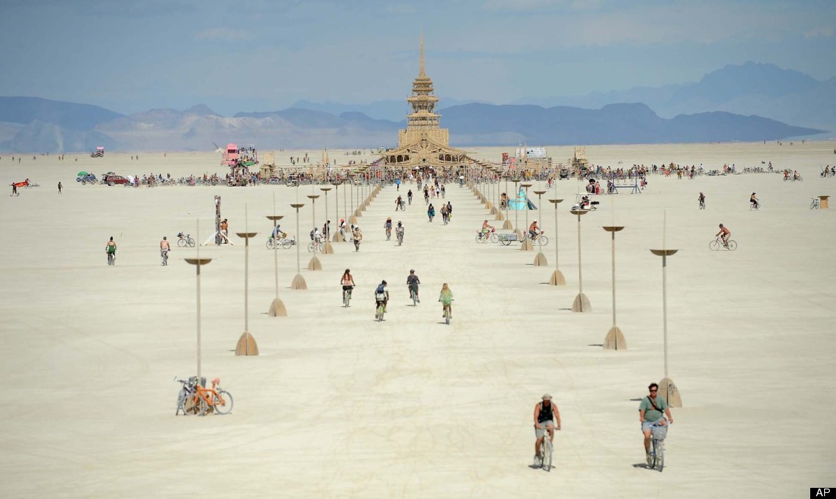 Burning man фото сверху